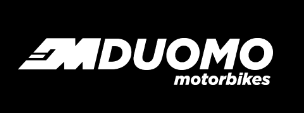 Logotipo de Duomo Motorbikes, punto de venta RHOXS en Móstoles