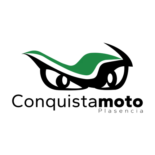 Logotipo de Conquista Motos, punto de venta RHOXS en Plasencia