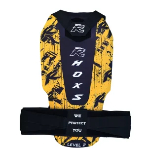 Protección Total de Espalda Nivel 2 Chaleco RHOXS FLEXISHOCK PLUS